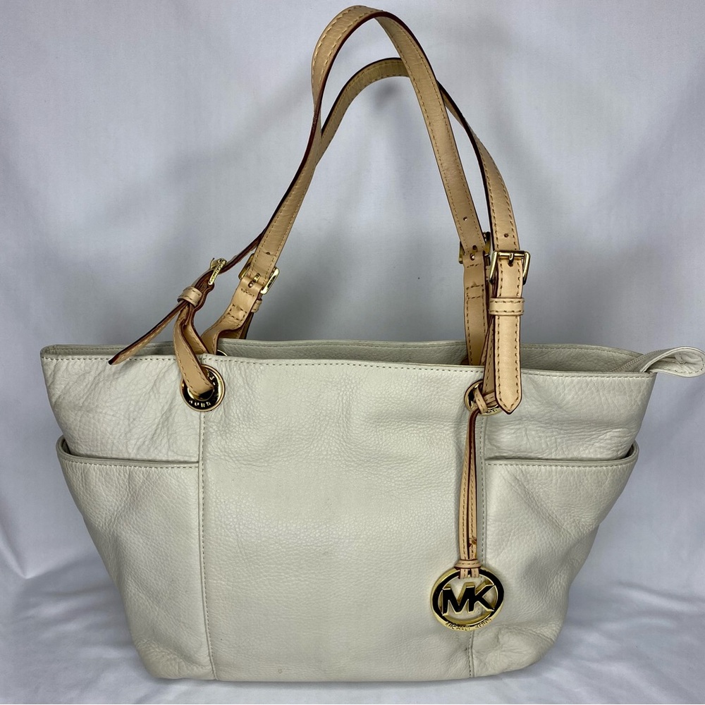 Michael Kors Tote Ivory and Gold
